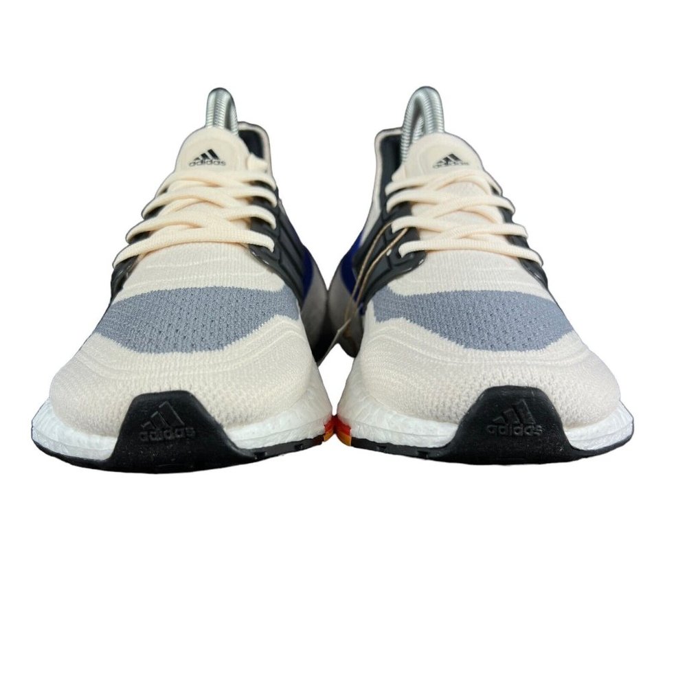 Adidas Ultraboost 21 J Wonder White Red Shoes GX2558 Youth Boy's Sz 4 Y(GS) - Picture 2 of 10